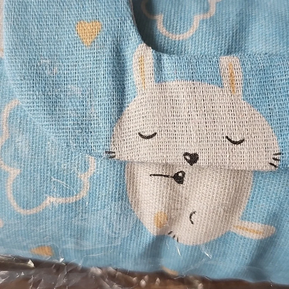 New Cat Sleeping Bag In Blue Cat & Cloud Print